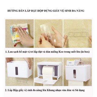🌸 HỘP ĐỰNG GIẤY VỆ SINH ĐA NĂNG ECOCO