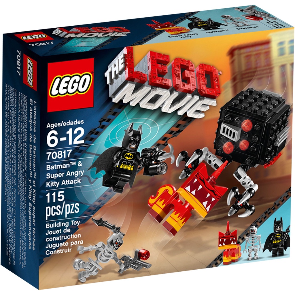 LEGO 70817 The LEGO Movie - Người dơi và siêu mèo giận dữ tấn công