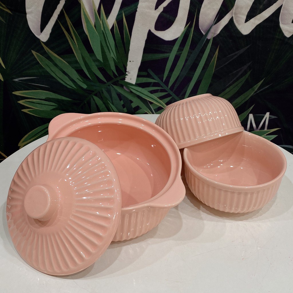 Bộ bát đĩa decor set ăn mì siêu đẹp