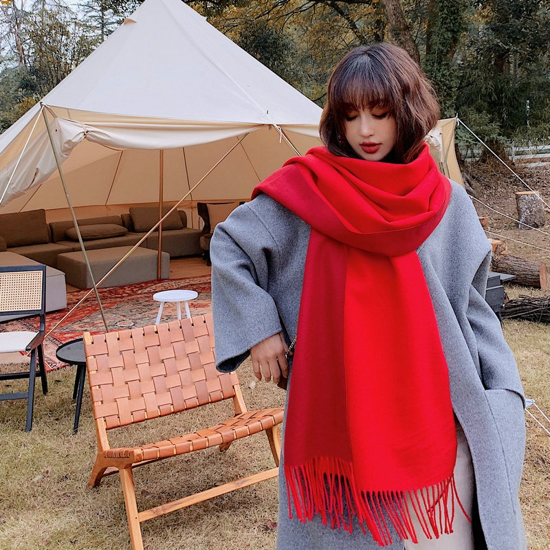~Hàng loại 1~ Khăn dạ Cashmere hai mặt cao cấp hàng loại 1 rẻ nhất dành cho mùa đông ấm áp phụ kiện nam nữ