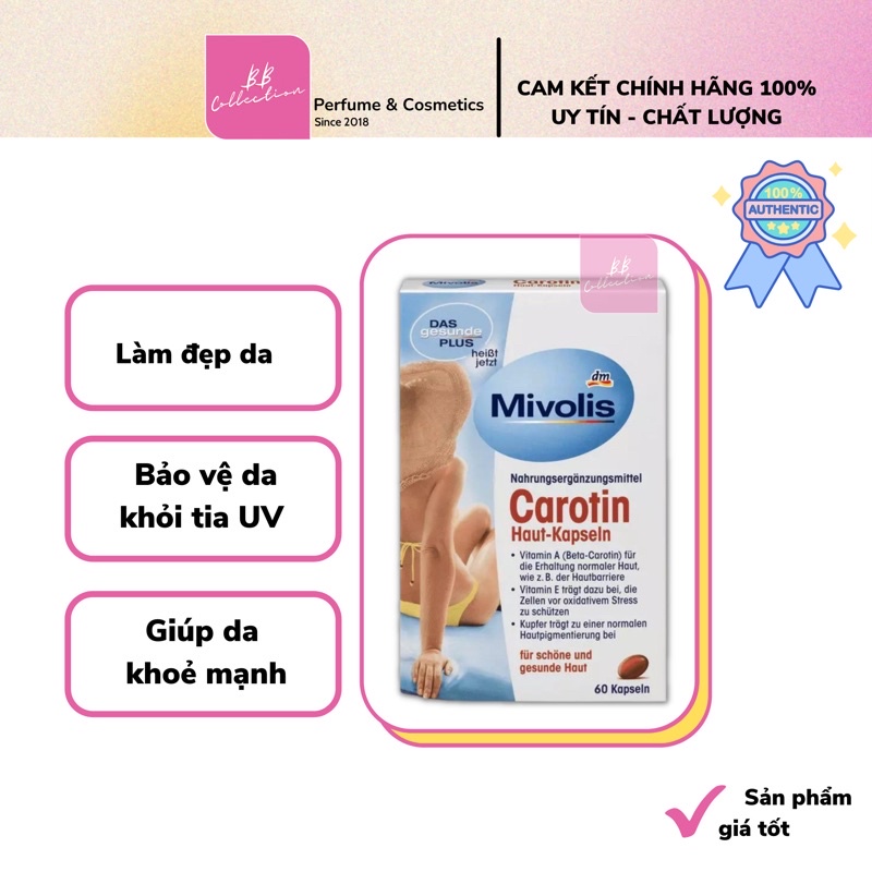 Viên Chống Nắng Mivolis Đức 60v