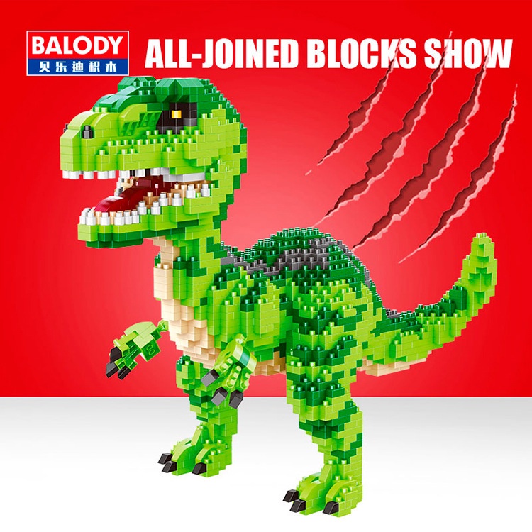 Lora Đồ Chơi LORA toy BX1 BALODY 16088 16089 tyrannosaurus