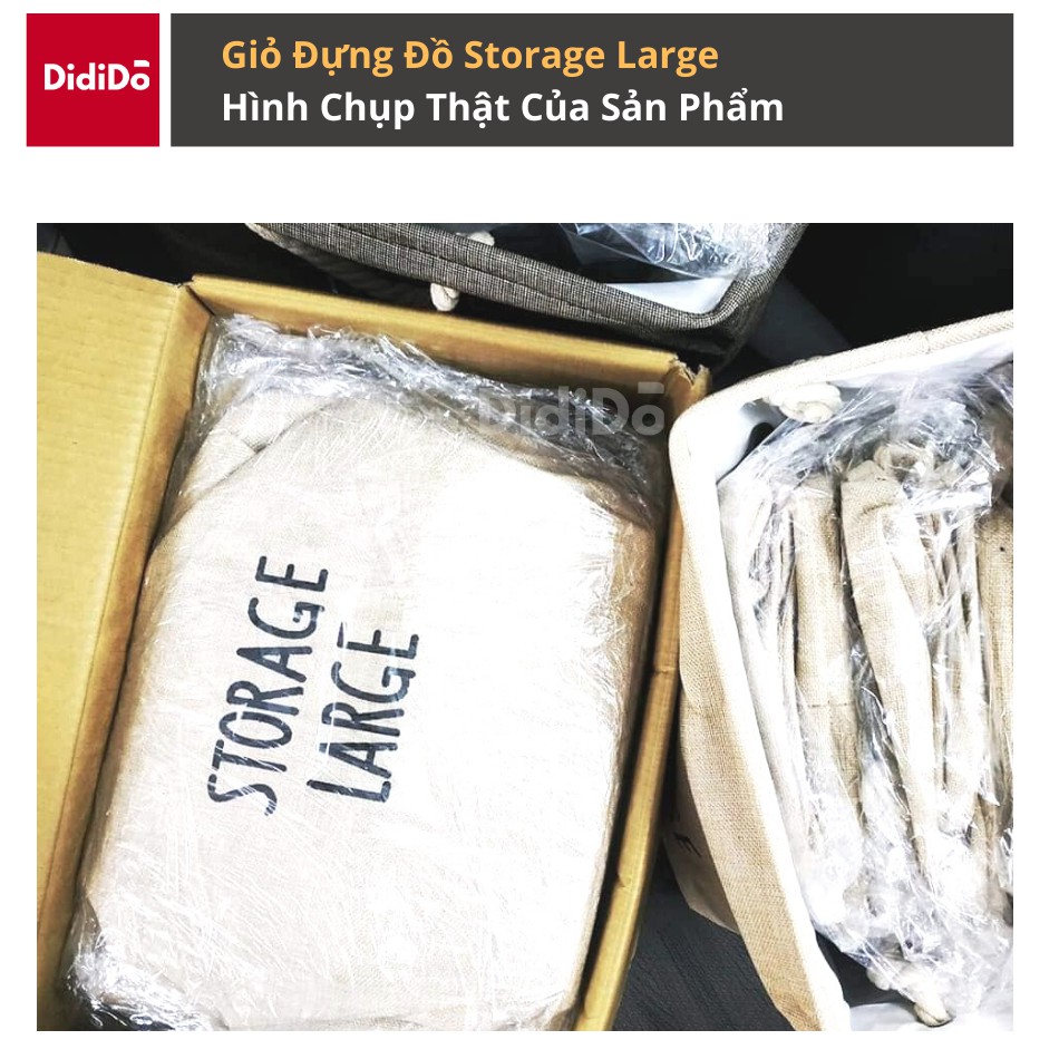 Giỏ Vải DidiDo đựng đồ Storage Large