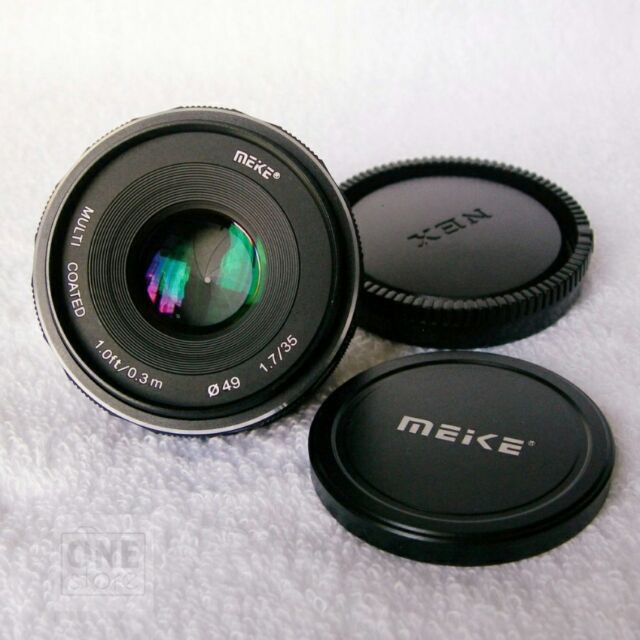 (CÓ SẴN) Ống Kính Meike 35mm F1.7 - Dùng Sony E, Fujifilm, Canon EOS-M và Panasonic Olympus M43