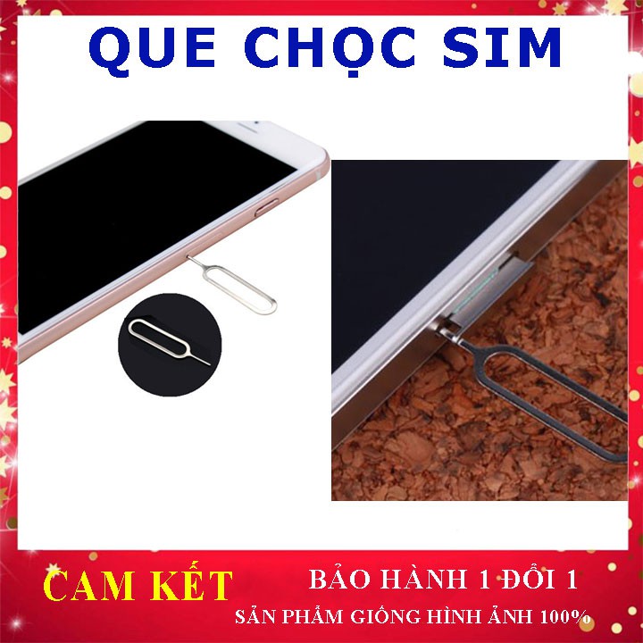 Que chọc sim, cây chọc sim lấy sim điện thoại, máy tính bảng inox nhỏ gọn tiện lợi