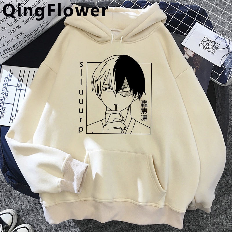 Áo hoodie in hình anime My Hero Academia dễ thương cho nam