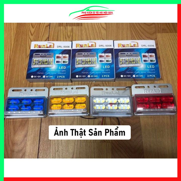 Đèn led sườn xe tải 5006 RUNLAI DRL-5006 chống nước bản to điện áp 24V đủ màu