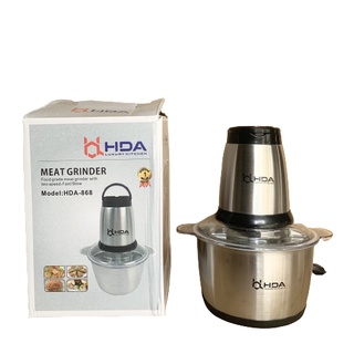 MÁY XAY CỐI INOX 2 LÍT FOOD PROCESSOR HDA ĐA NĂNG [BẢO HÀNH 12 THÁNG]