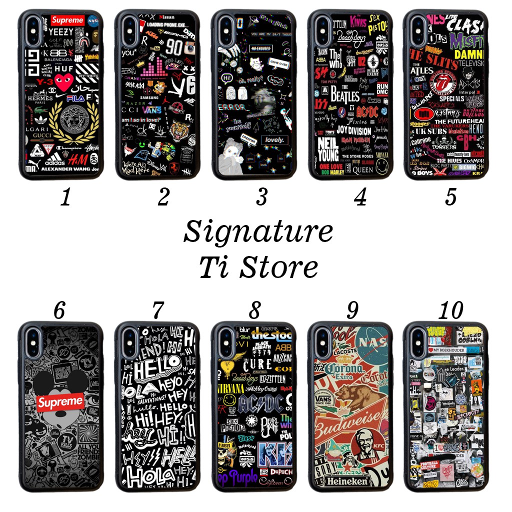 Ốp Lưng 2D Signature iPhone [ TI STORE ]