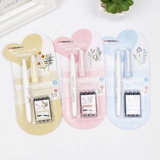 [KÈM 4 ỐNG MỰC ] Bút máy nét thanh, nét đậm - Bút luyện chữ cho bé