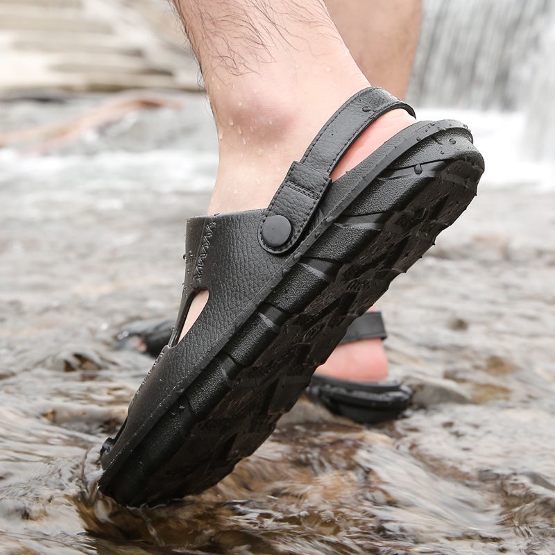 Dép nike Chính Hãng Chống Trượt Có Lỗ Thoáng Khí Hai Cách Dùng Cho Nam