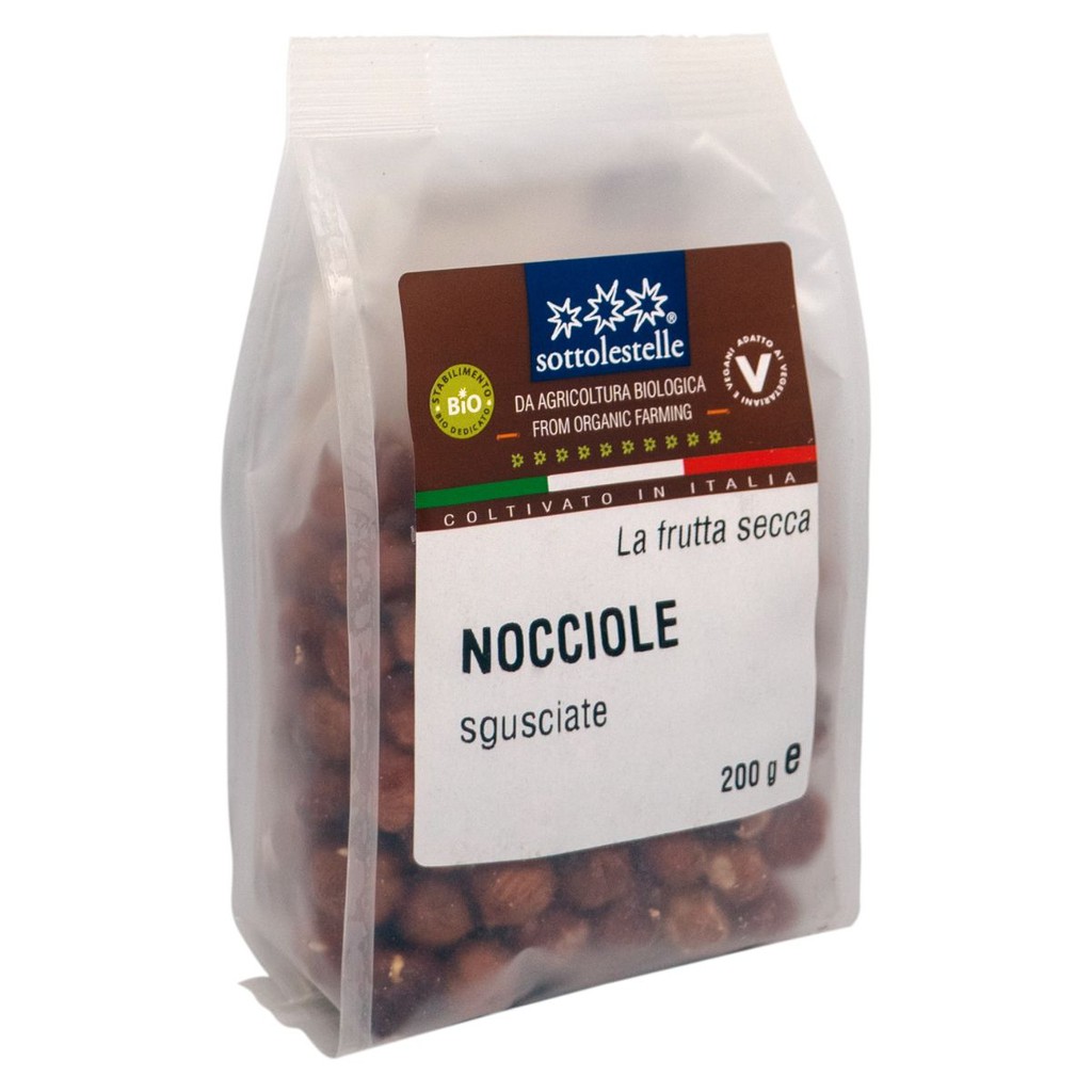 Hạt phỉ Hazelnut hữu cơ bóc vỏ Markal/Sottolestelle - Hazelnut Kernel