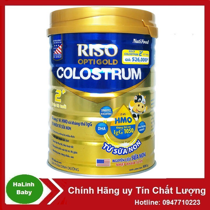 Sữa Riso Colostrum 0+ 1+ 2+ 800g [Date Mới Nhất]