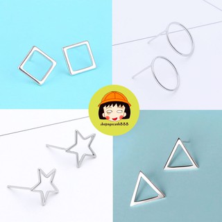 [4 Hình Tam Giác, Vuông, Tròn, Sao 5 Cánh] Khuyên Tai Hình Học Đơn Giản Mà Đẹp Xuất Sắc ^^