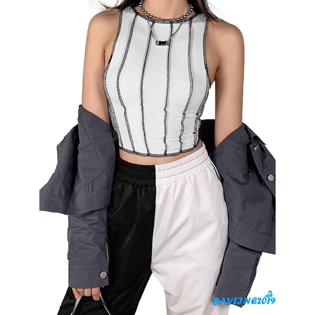 Áo Lửng Tay Dài Kẻ Sọc Thời Trang Dành Cho Nữ