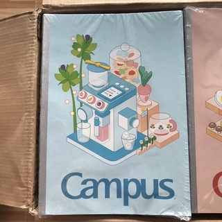 Vở kẻ ngang Campus Isometric 80 trang có chấm khổ B5