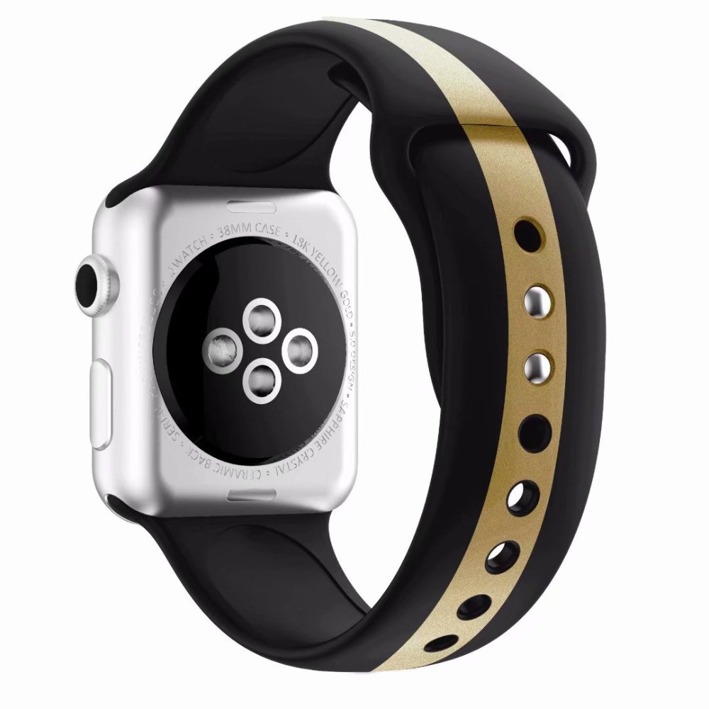 Dây đeo silicon mềm cho đồng hồ thông minh Apple Watch series4 / 3 / 2 / 1 ( 38 / 40 / 42 / 44mm ) for iwatch4 3 2 1