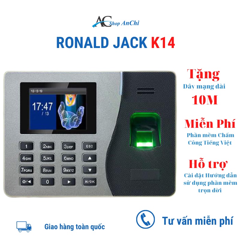 chấm vân tay nhậy, phần mềm tiếng việt theo máy