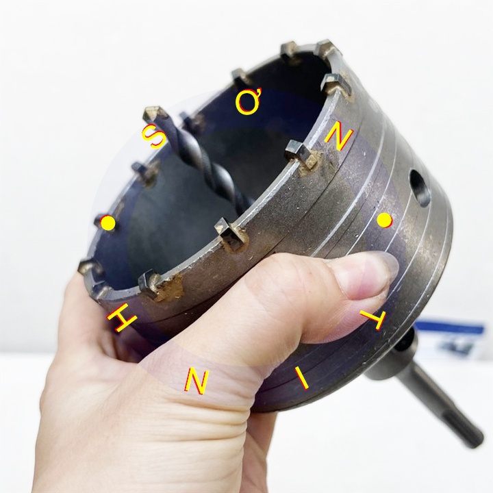 Mũi khoan lỗ khoét lỗ tường bê tông 100mm TOLSEN 75896