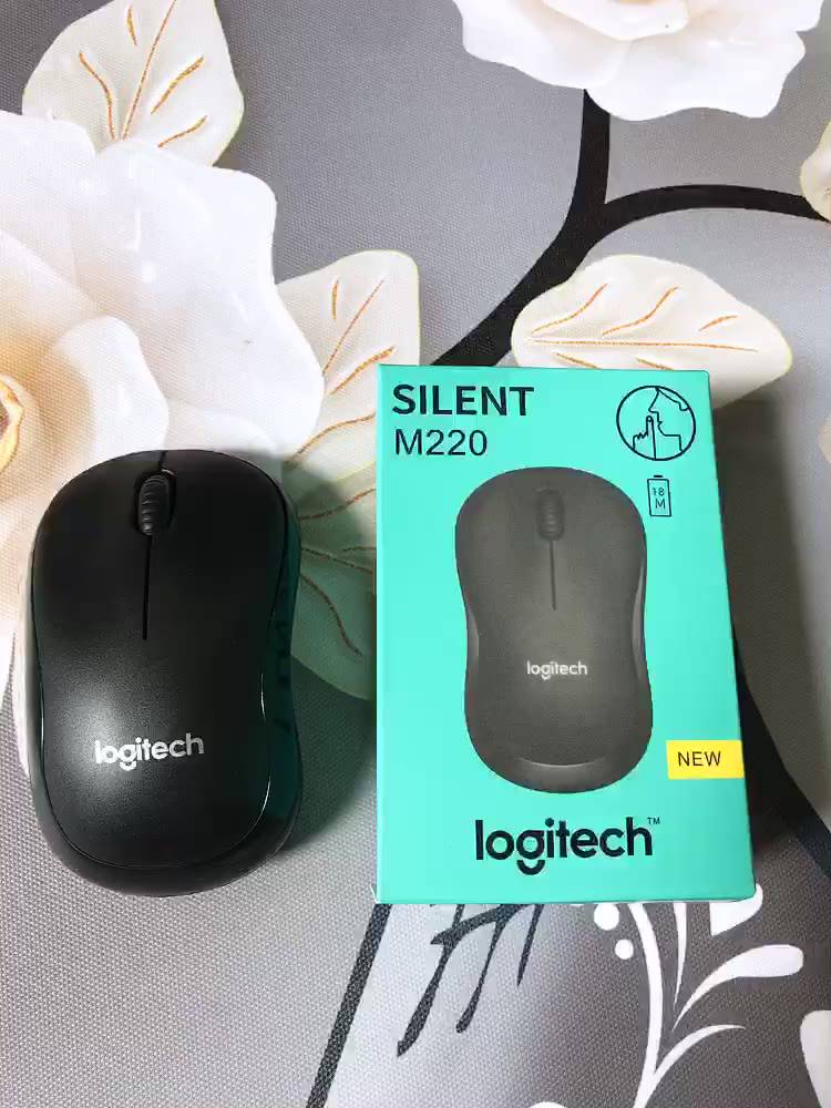 Chuột Máy Tính Không Dây Logitech M220 Không Tiếng Động- Có Công Tắc On/Off - Độ Nhạy Cao | BigBuy360 - bigbuy360.vn