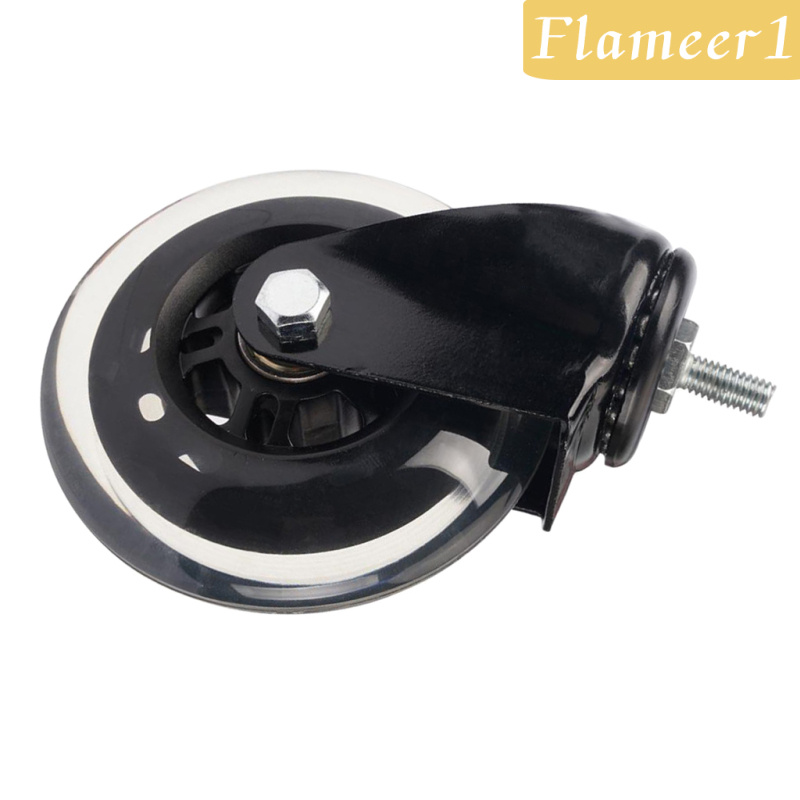 Bánh Xe Xoay Thay Thế Màu Đen Cho Ghế Xoay Văn Phòng 1 / 3 / 4inch