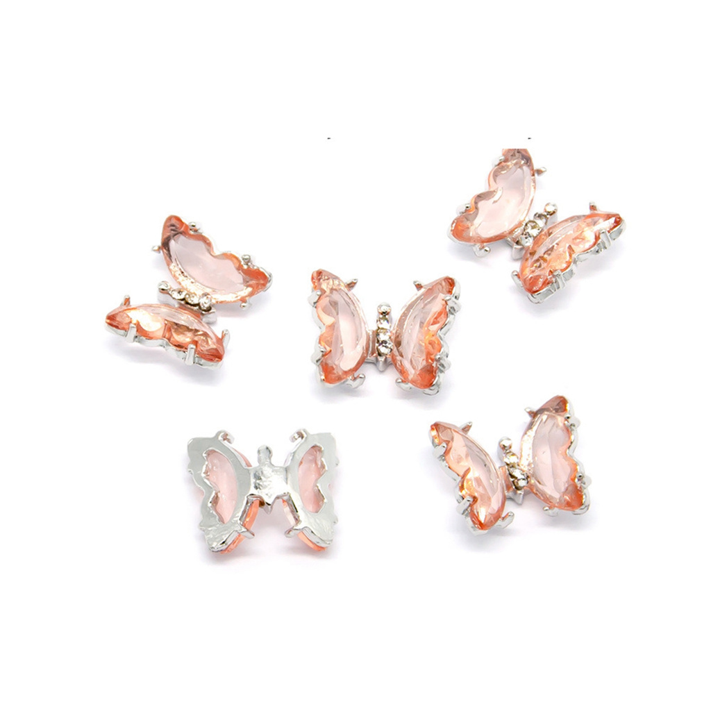 [Hàng mới về] Đá Hình Bướm 3D Trang Trí Móng Tay Nghệ Thuật