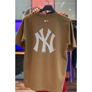 Áo Thun MLB NY Yankee Monogram Nâu