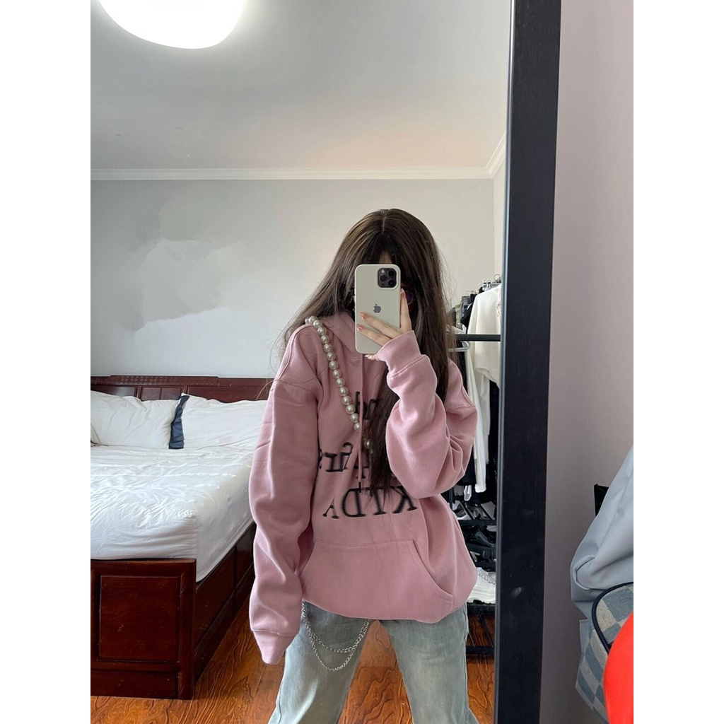 Quần Jean Nữ Lưng Cao Ống Đứng Phong Cách Đường Phố Mỹ Cá Tính