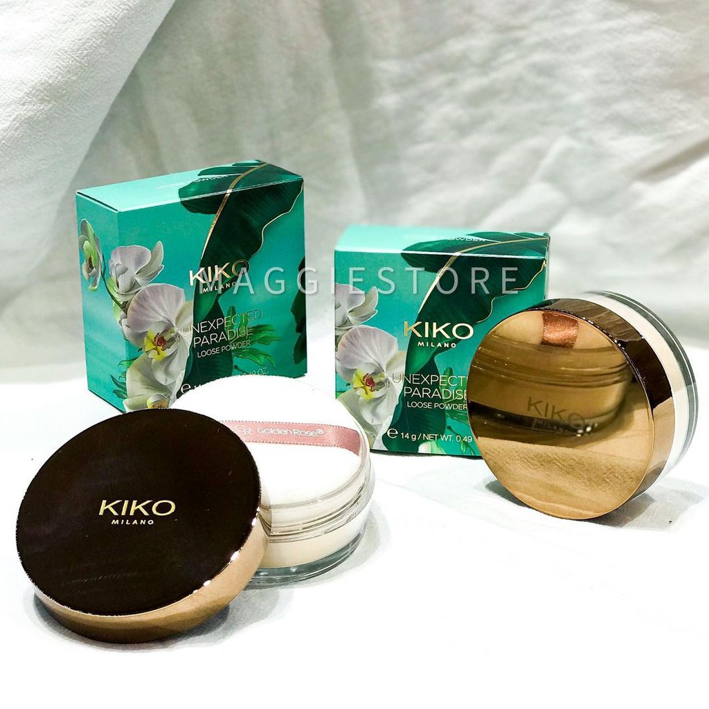 Phấn phủ dạng bột Kiko Unexpected Paradise Loose Powder