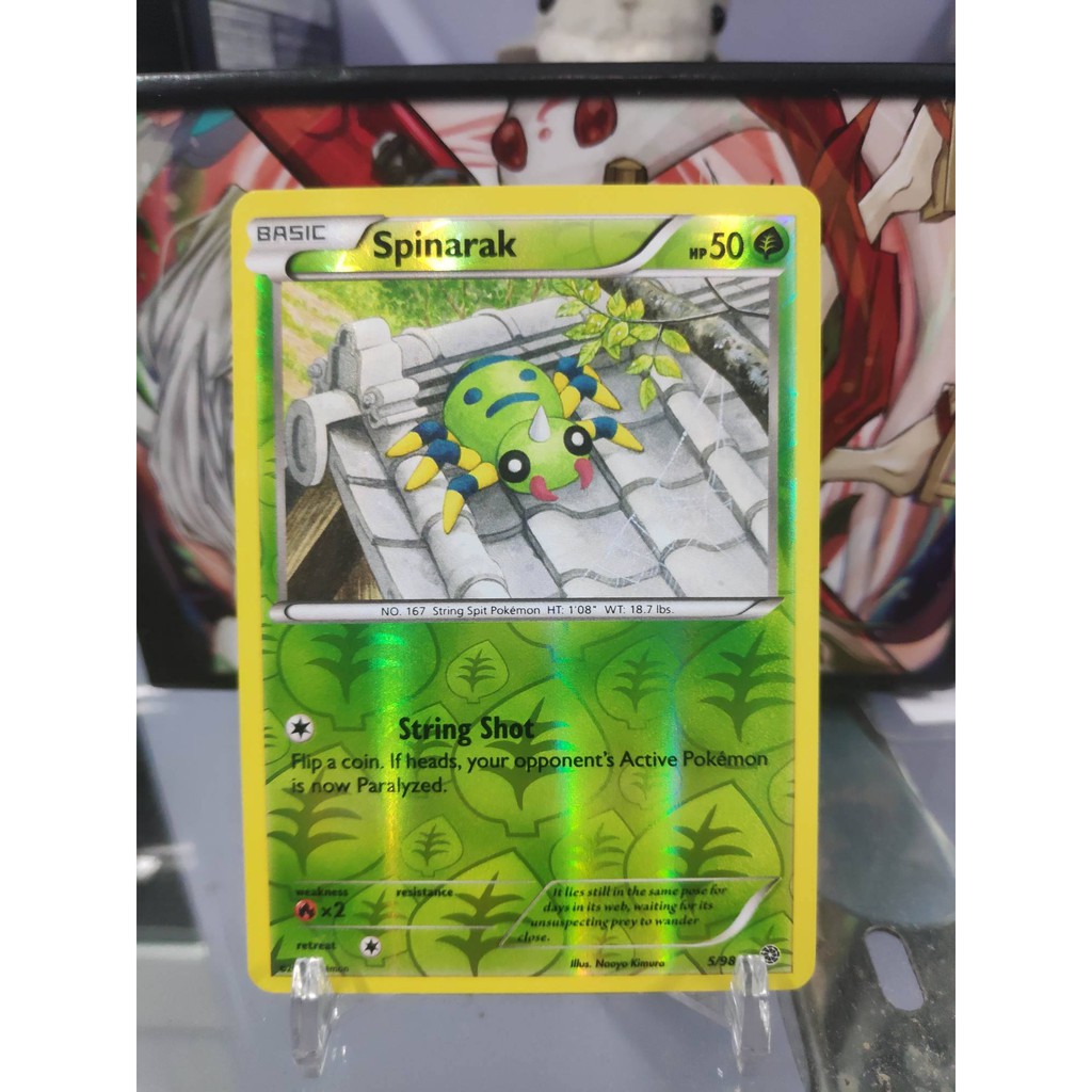 [ Dưa Hấu Yugioh ] Lá bài thẻ bài Pokemon Spinarak