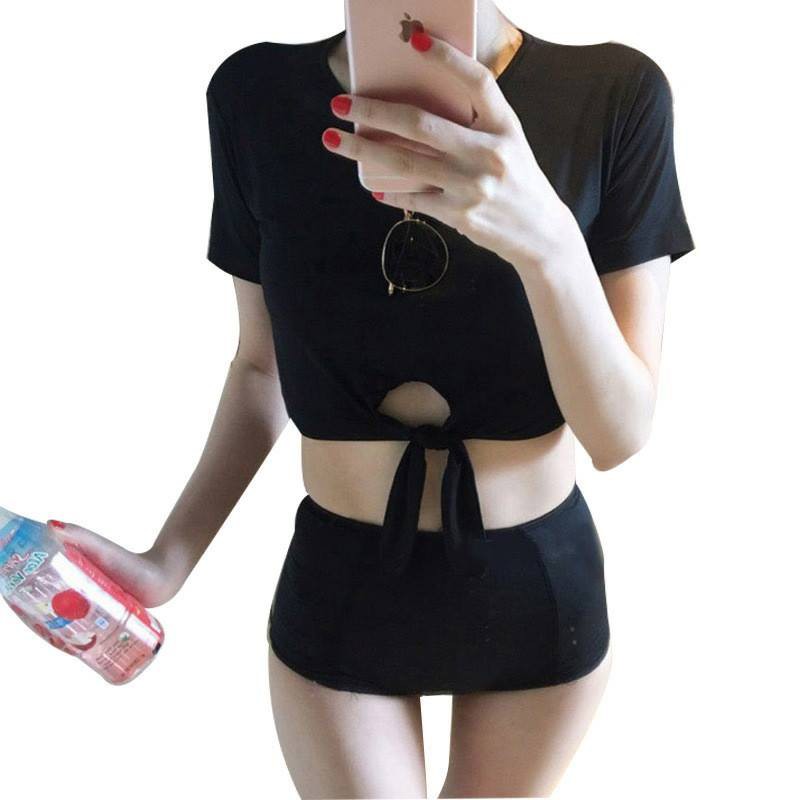 Bikini nữ thời trang, thiết kế trơn màu, kiểu dáng gợi cảm