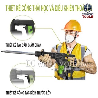 MÁY ĐỤC BÊ TÔNG WORX GREEN WU358