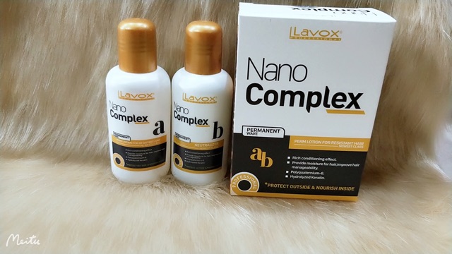 Uốn lạnh siêu dưỡng Lavox nano Complex tặng giấy uốn và xương uốn( uốn cá nhân)