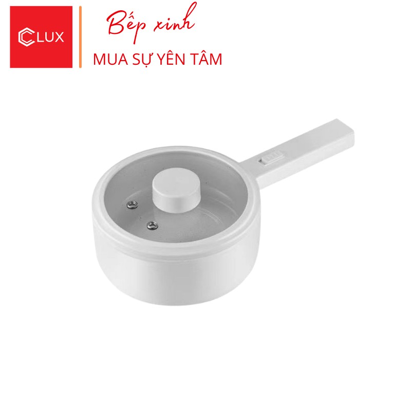 Nồi điện mini đa năng, Nồi lẩu điện mini, Chảo điện có thể dùng nấu mì, nấu cháo, chiên, rán, ...