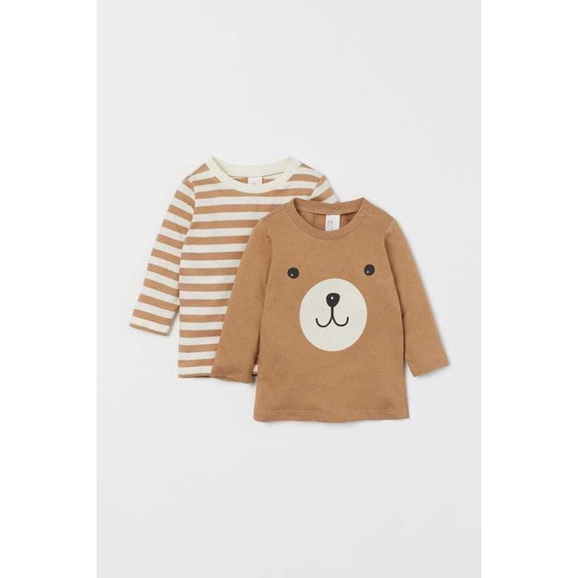 Set 3 áo dài tay HM cho bé trai