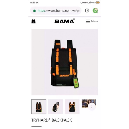 Cặp Bama* sọc cam