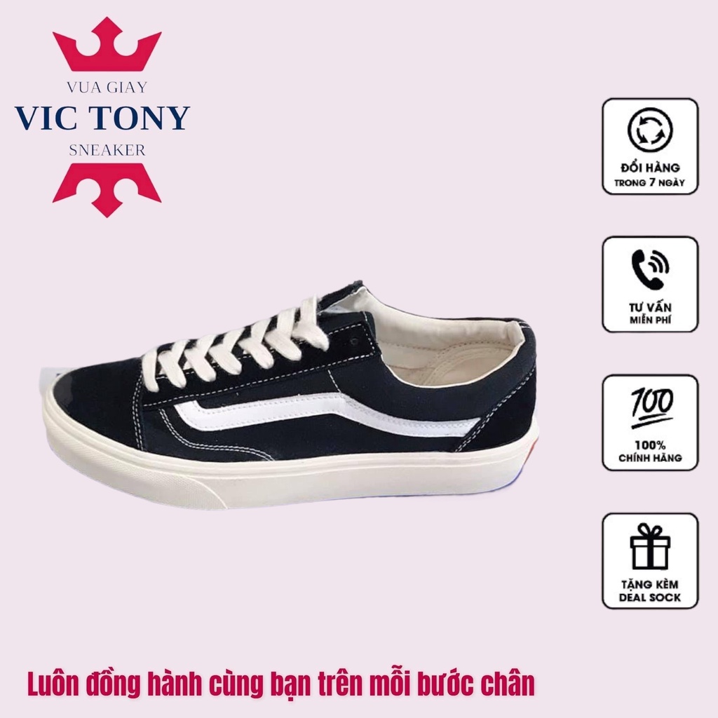 GIÀY 𝐕𝐀𝐍𝐒 VAULT OLD SKOOL MÀU ĐEN ⚡Full box bill⚡ Giày thể thao nam nữ 2021 | BigBuy360 - bigbuy360.vn