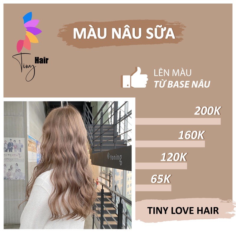 Thuốc nhuộm tóc màu NÂU SỮA