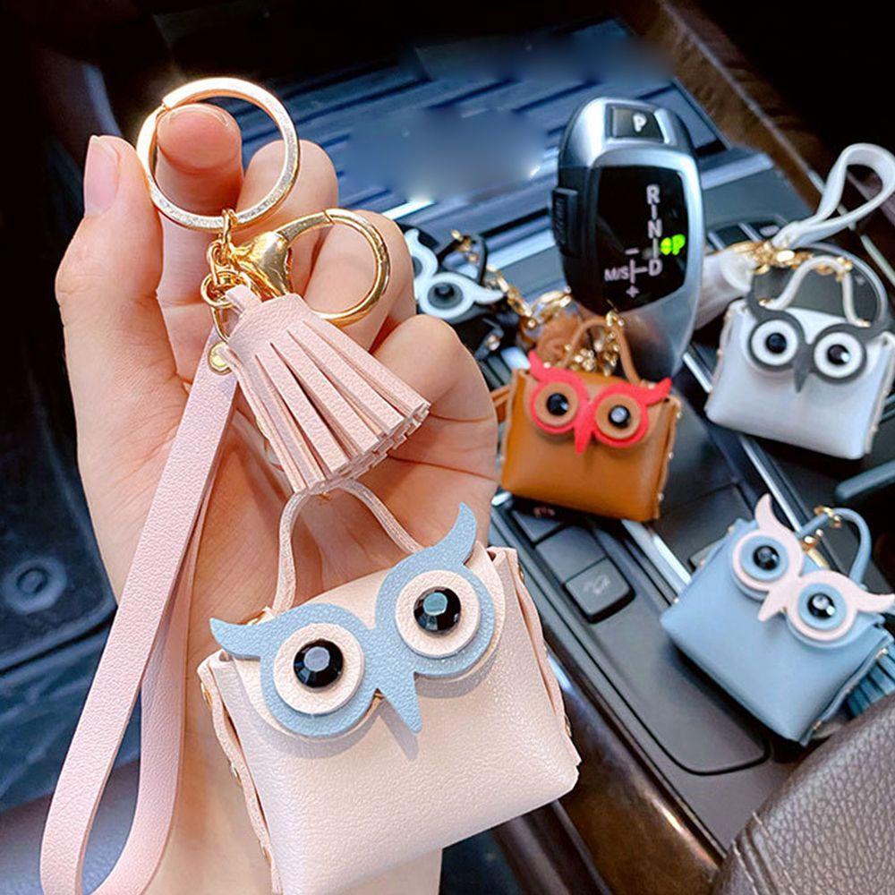 Móc Khóa Hình Cú Mèo Dễ Thương Sáng Tạo Phong Cách Hàn Quốc
