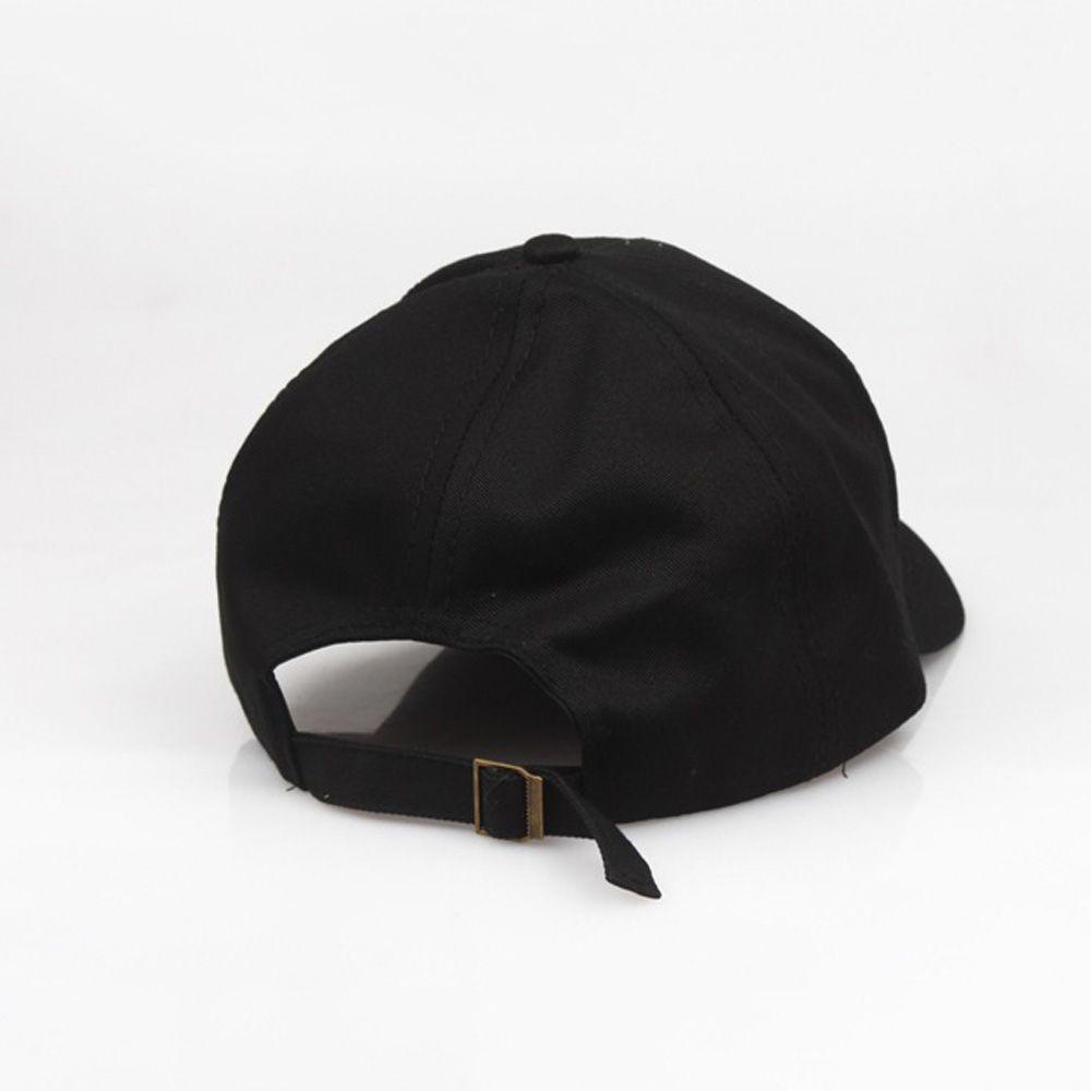 Mũ Lưỡi Trai Cotton Màu Đen Phong Cách Hiphop Nhẹ Nhàng Cho Nam Nữ