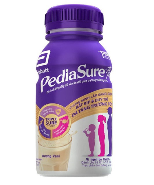 Lốc 6 chai sữa nước PEDIASURE hương vani