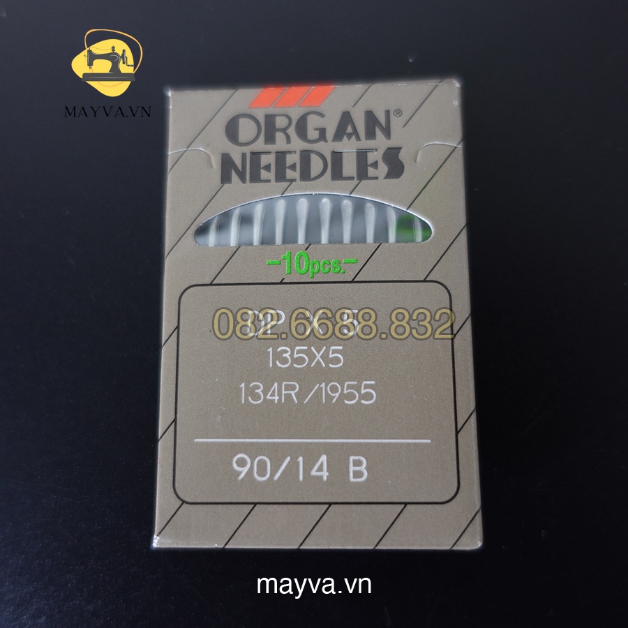 Kim Máy 2 Kim, Máy 1 Kim Trụ Lỗ To DPx5 Nhật Organ Gói 10 Cây