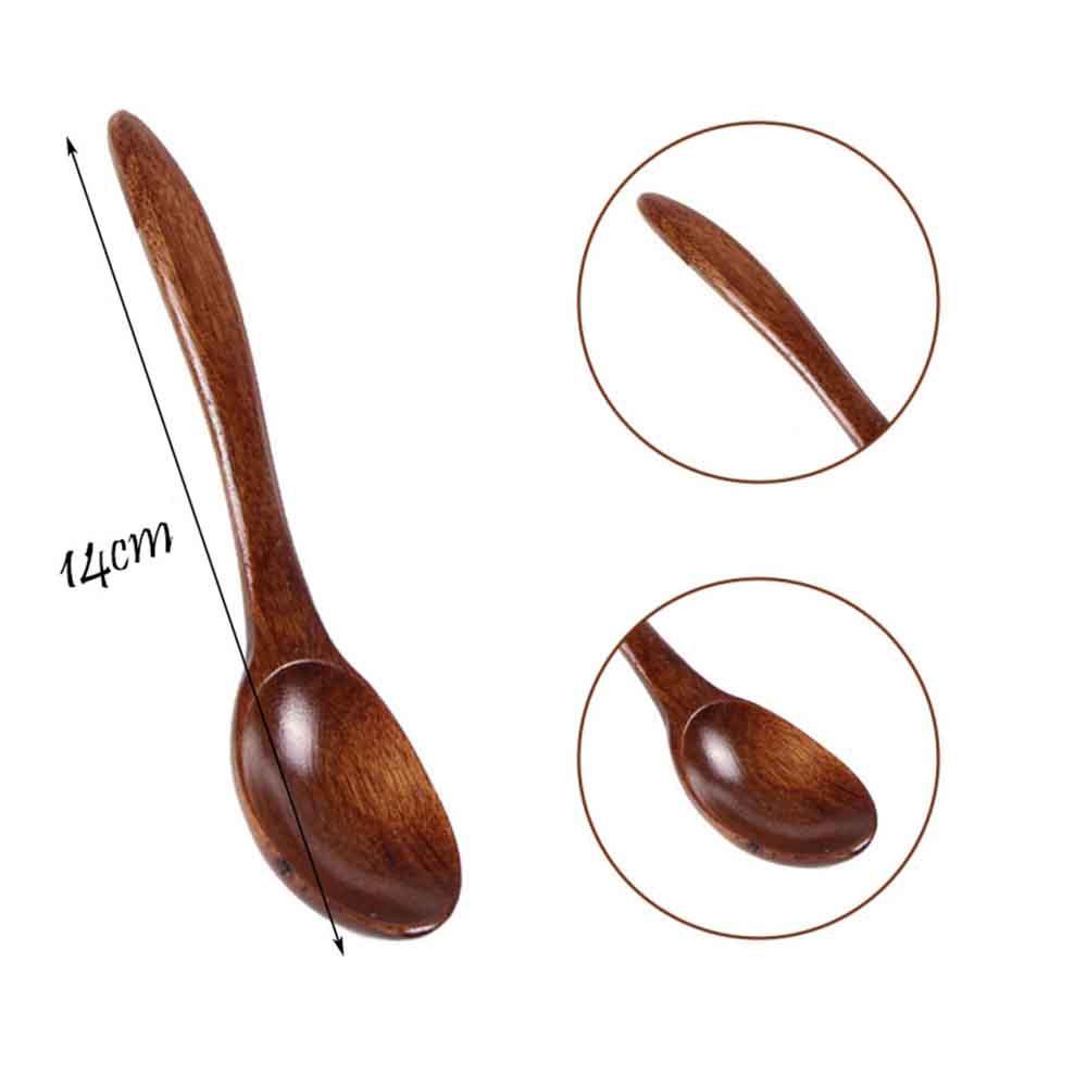 FAY Coffee Dining Tableware Soup Bamboo Wooden Spoon