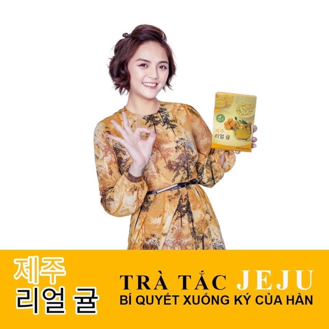 Trà tắc JEJU bí quyết xuống ký của Hàn Quốc