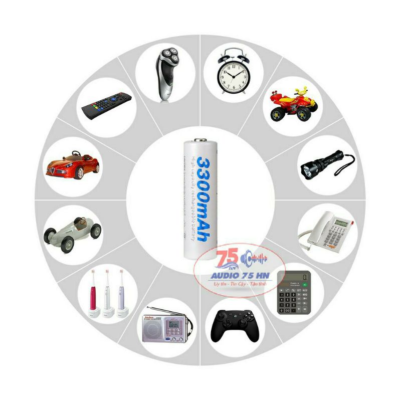 Pin sạc AA 3000 chính hãng BESTON kèm sạc, BẢO HÀNH 1 NĂM | pin Mic không dây, máy ảnh, điều khiển