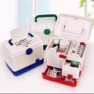 Hộp đựng thuốc y tế gia đình 3 tầng cho gia đình