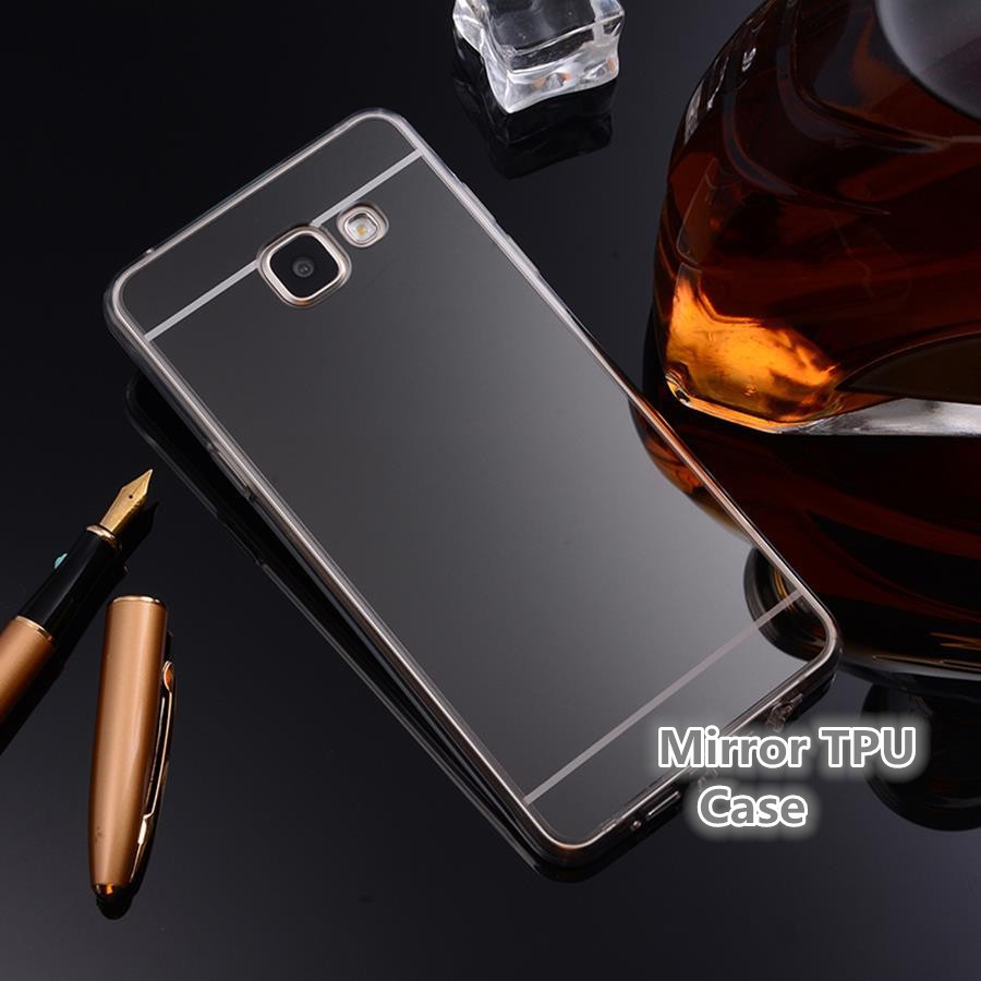 Ốp điện thoại silicone mềm tráng gương thời trang cho Samsung A3 A5 A7 | BigBuy360 - bigbuy360.vn
