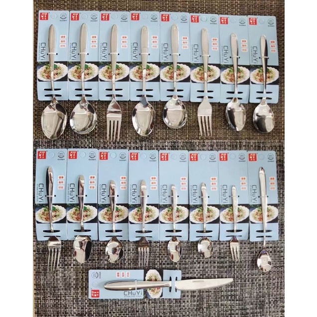 Muỗng, Nĩa, Dĩa, Vá, Dao Steak Inox SUS 304 Cao Cấp | Môi, thìa, rĩa inox chuyên dụng Nhà Hàng,Khách Sạn,Decor