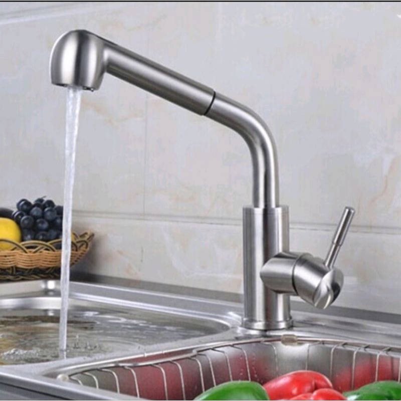 Vòi rửa chén nóng lạnh dây rút kéo di chuyển dễ dàng. Chọn Hỏa Tốc ship nhanh 2h TpHCM