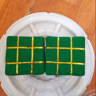 Bánh trưng ngày tết- trang trí ngày tết- Đồ dùng mầm non bằng nỉ-Đồ chơi bằng vải nỉ